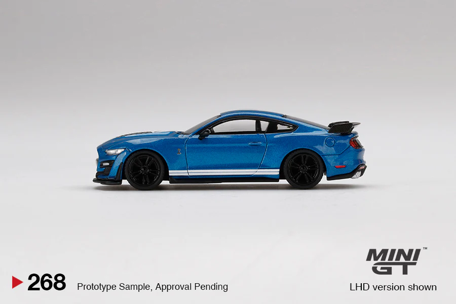 MINI GT Ford Mustang Shelby GT500 Ford Performance Blue MGT00268-L MGT00268-R - Image 3