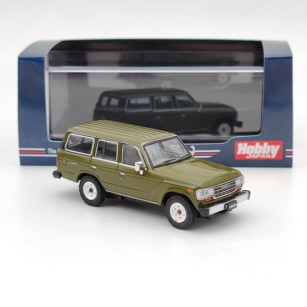 Hobby Japan 1/64 TOYOTA LANDCRUISER 60 GX 1988 Green - Image 3